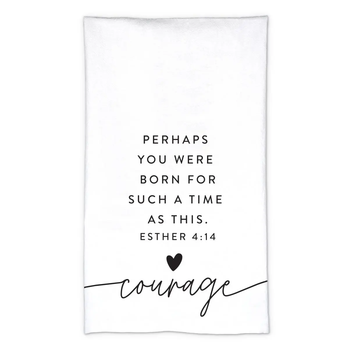 212 MAIN Cotton Decorative Kitchen Towel - 20x28.75" Inspirational "Hold Onto Hope" Encouraging White Decorative Towel, Absorbent, Breathable Home Care Supply Ideal as a Gift, Decorative Towels