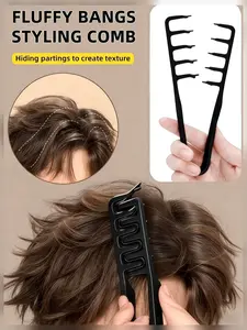 Hair Volume Styling Comb Set for Women, 1pc Non-Slip Fine Texture Combs, Easy Lift & Hold for Straight, Wavy, Curly Hair, Buns and Chignons