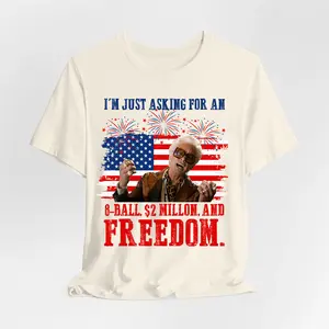 Baby Billy 4th Of July Shirt, Im Just Asking For 8balls 2$ Million And Freedom Shirt, Baby Billy Patriotic USA Flag Tee, Funny Show Fireworks T-shirt for Independence Day Tee