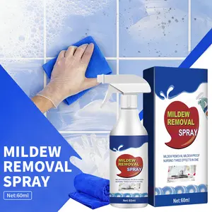 Mold Cleaner Kit with Anti-Regrowth 60ml - Multi-Surface Remover Spray, Deep Clean for Bathroom Areas savior couple shopping bathtub makeover quality er toilet clean