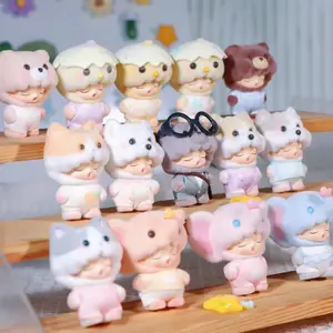 【YW】Yumo cute pet family Mini Series Plush Dolls，Soft Furry Collectibles，Backpack or clothing decoration，Stuffed Animal
