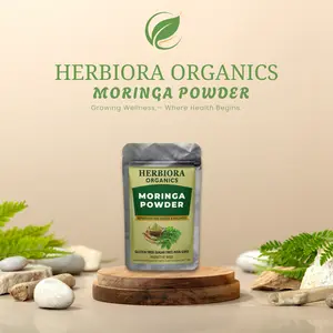 Organic Moringa Powder 100g – 100% Natural Superfood Supplement | Pure Moringa Leaf for Tea, Smoothies, Detox, Energy & Wellness