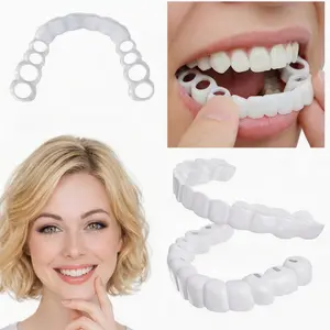 3 Pairs Snap on Dentures for Women & Men, Comfortable & Confident Smile, Snap in Teeth for Missing Teeth