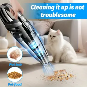 Ultimate Car Vacuum Cleaner with 6000PA Super Strong Suction 1800mAh Battery Low Noise Portable for Car Interior Home & Pet Cleaning Girly Car Stuff Gift for Women