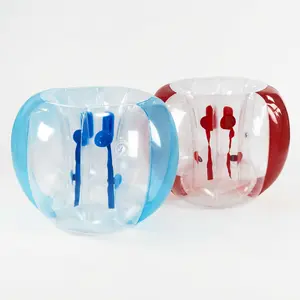 2 PC Sumo Ball for Adults and Kids, 48 Inch Inflatable Bumper Bounce Balls, Heavy Duty Body Zorb Ball Set for Outdoor Team Gaming and Backyard Play, 2 Pack Blue and Red Set