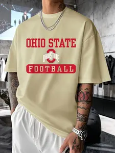 Ohio State Buckeyes Football Passion Short Sleeve T-Shirt, Sports Fan Gear, Team Spirit Apparel, Casual Wear, Perfect Gift for Fans