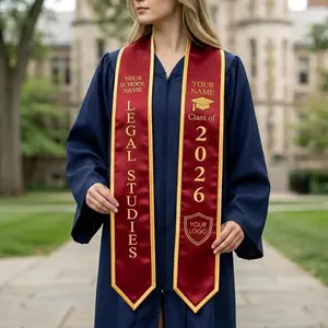Custom Graduation Stole 2026, Graduation Sash With Name Year, Personalized Class Of 2026 Grad Stole