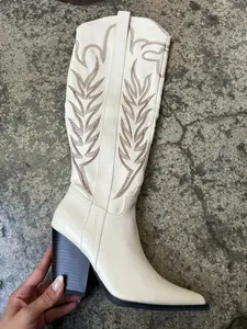 Bronco Knee High Cowboy Boots - TikTok
