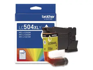 Brother LC504XLY Original High Yield Inkjet Ink Cartridge Single Pack Yellow 1 Pack