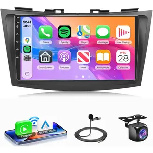 Rimoody 2G+64G Car Radio for Suzuki Swift 2011-2017  Android Car Stereo Wireless Carplay Android Auto 9 Inch Touchscreen Bluetooth EQ FM GPS WiFi Mirror Link Backup Camera fathersdaygift