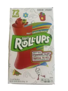 FRUIT ROLL-UPS  72 ROLLS IN BOX VARIETY PACK  FRUIT FLAVORED SNACKS