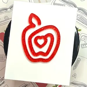 Jumbo Apple-Shaped Bookmark by Handmade in the Haven Crafts