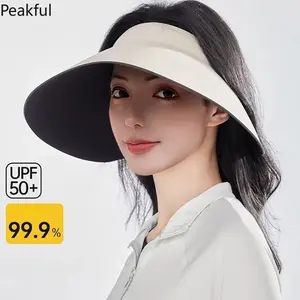 Oversized Seamless Sun Hat for Women with Sun Shade and UV Protection Lampshade, Fully Shaded Overhead Sun Hat
