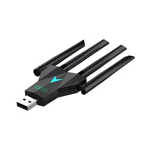 Dual Band 1300Mbps WiFi USB Adapter 2.4G/5Ghz Wi-Fi Dongle USB3.0 802.11AC 4-Antenna Wireless Receiver For PC/Laptop Driver Free