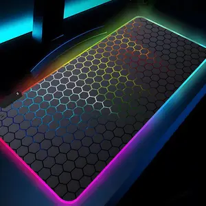 Three-dimensional Pattern Mouse Pad Rgb Xxl Laptop Mat Gaming Mousepad Backlit Keyboard Gamer Girl Table Pads Desk