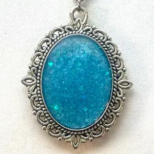 Mystic Aquamarine Heirloom Pendant