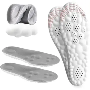 Cloud Insoles,4D Technology Insole - shoe inserts men,Super Soft Comfort shoe,Foot Protection - Keeps feet balanced and upright.One size fits most,adjustable by cutting along the curling line.