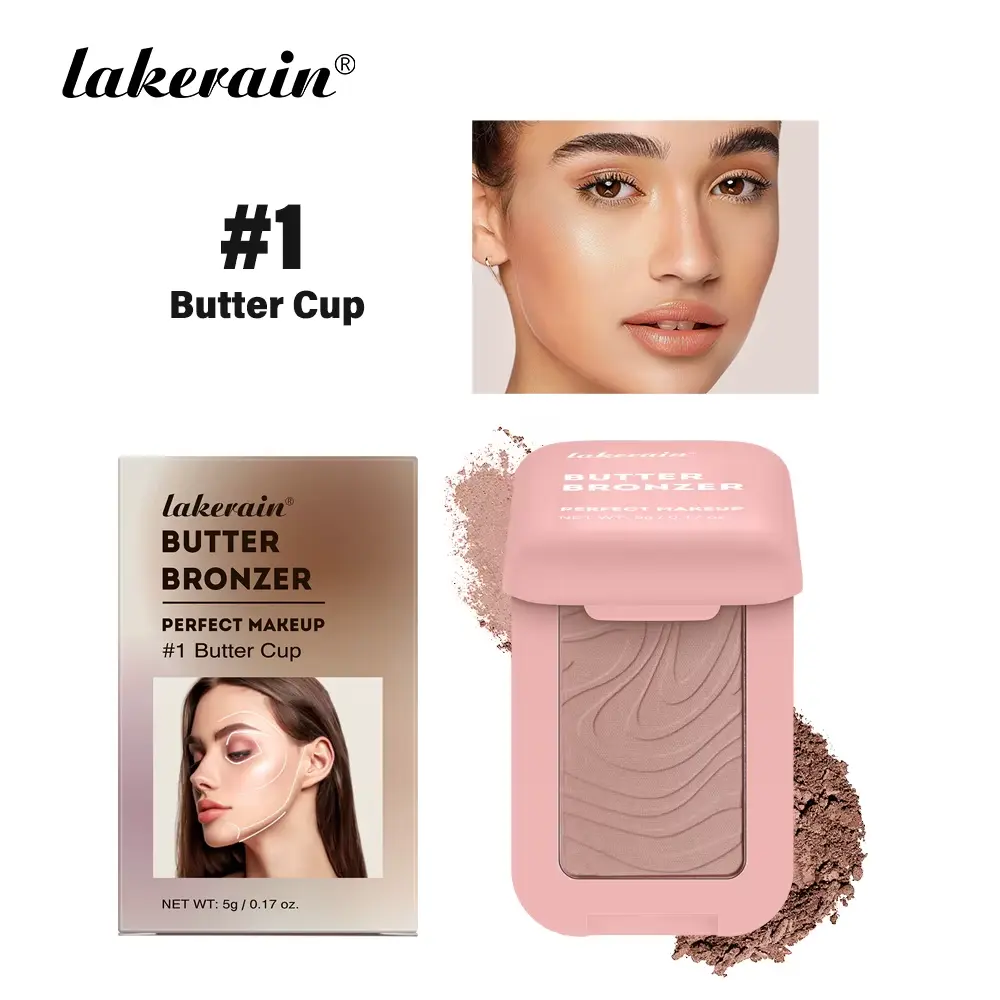 Butter Blush Single Color Matte Natural Cheek Tint Waterproof Face Contouring Cosmetics Blush Powder Face Soft Female Makeup lakerain