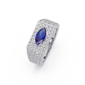 Blue Monarch Ring