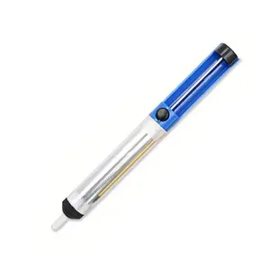 One-Hand Aluminum Vacuum Desoldering Pump for Soldering Iron: Precision Tool for PCB Solder Removal, Electronic DIY, Computer & Phone Repair. Efficient, Portable, and Essential for Circuit Board Maintenance.