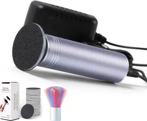 Upraded Electric Callus Remover for  1200RPM, Adjustable Speed Professional Electric Foot File Sander Pedicure Tools with 60 count Sandpaper Discs  Remover, with Clean Brush (FCR-02 ray)