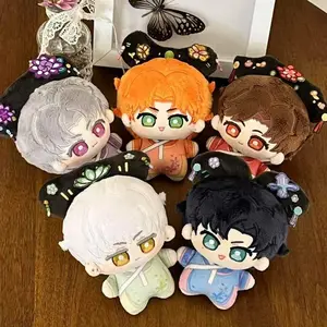 Love Of Light And Night Anime Game Peripheral Qi Si Li Xiao Yi Lu Chen Xia Ming Xing 10cm Printed Cotton Doll Pendant Keychain
