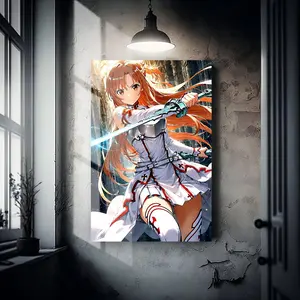 [Sale Up To 50%] Anime Metal Wall Art, Anime Poster – Anime Aluminum Print, Anime Lovers Gift, Japanese Wall Art