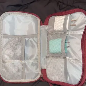 Portable Multi-layer Cable Headphones Storage Bag, Waterproof Cable Zipper Storage Case, Travel Cable and Earphones Charger Electronic Storage Bag for Camping Summer Vacation, Summer Gift