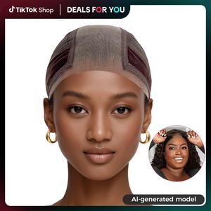 Labhairs Wig Grip Cap - Transparent Lace for Frontal Closure - No Glue Needed - Reusable & Lightweight - Breathable Fabric - Fits Scalp - Breathable - Human Hair Extension summerwins