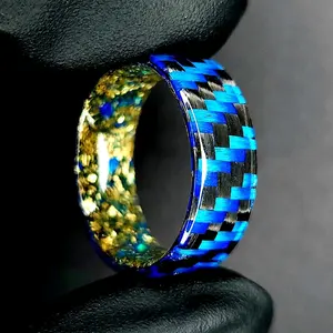 1 of a kind Forged Carbon Fiber Rings Engagement Wedding Anniversary Birthday Ferrari Lamborghini Konigsegg McLaren Porsche Bmw Mercedes Forged carbon