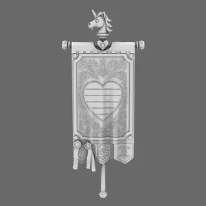 Pride Marines Battle Standard NO HAND