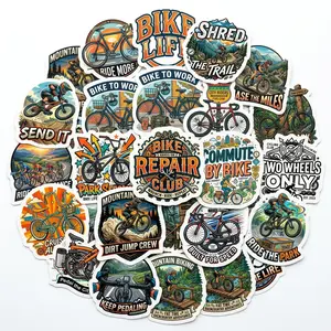Bike Stickers Pack 20pcs - Fun & Durable Stickers for Customizing Your Bike - Perfect for Personalization and Style