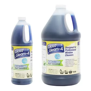 Titan Glass Gleam 4 GG4 Super Concentrate Liquid Additive for Enhanced Glass Cleaning with Squeegee - Biodegradable & No Hazardous Ingredients