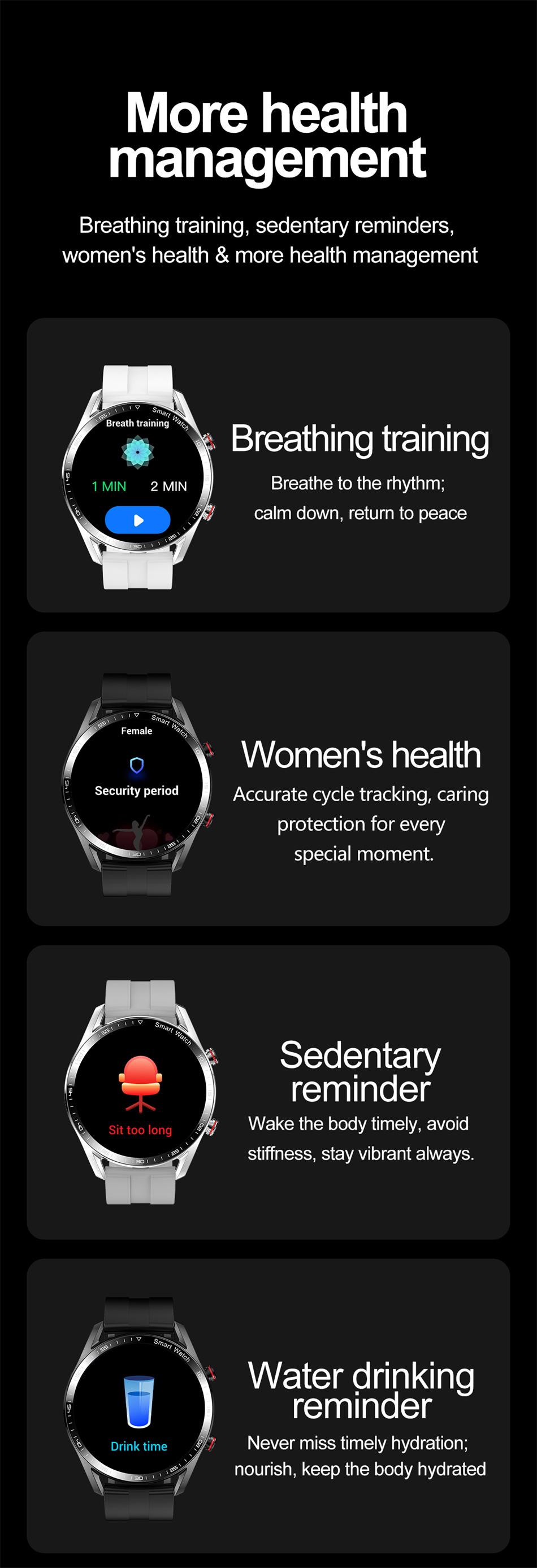New Business Smart Watch Men 1.53 inch Full Screen Touch Multi Sport Mode ECG+PGG Sport Waterproof Bluetooth Call Smartwatches New Business Smart Watch Men 1.53 inch Full Screen Touch Multi Sport Mode ECG+PGG Sport Waterproof Bluetooth Call Smartwatches