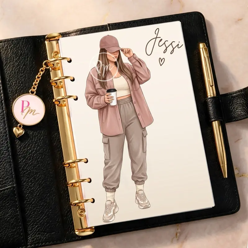 Personalized Planner Dashboard | Be your own MUSE collection] | [Jessi] | Laminated Planner Insert | A5 A6 Personal hp