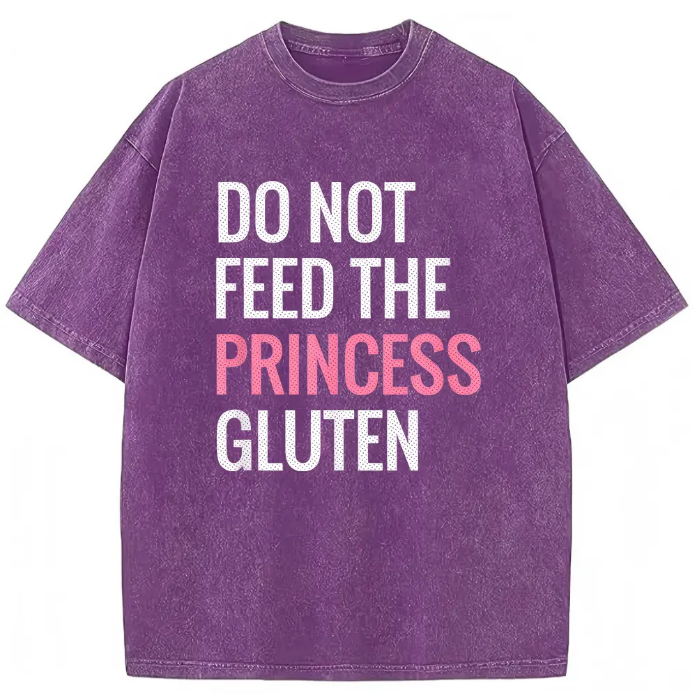 Washed T-shirt-Purple