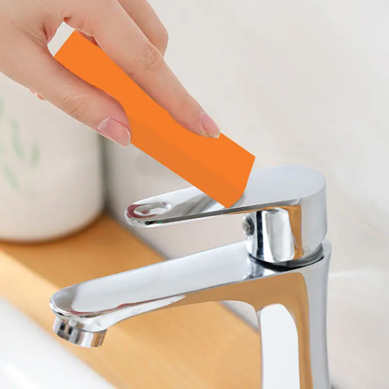 1 Pc Limescale Eraser Rubber Sponges - Household Kitchen Toilet Bathroom Cleaning Tool for Rust, Glass Stains Removal