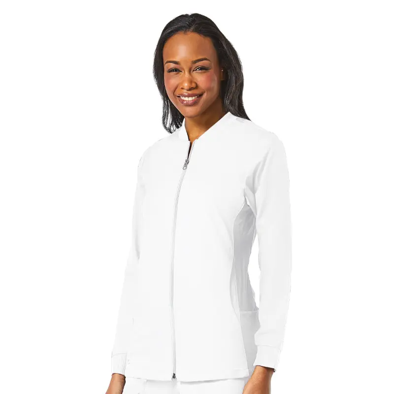 Maevn EON Sporty Mesh Warm-Up Scrub Jacket