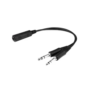 Helicopter U-174 Plug Aviation Headset to General Aviation(GA) Adapter Cable