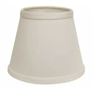 HomeRoots 469967 19 in. White Empire Slanted No Slub Lampshade