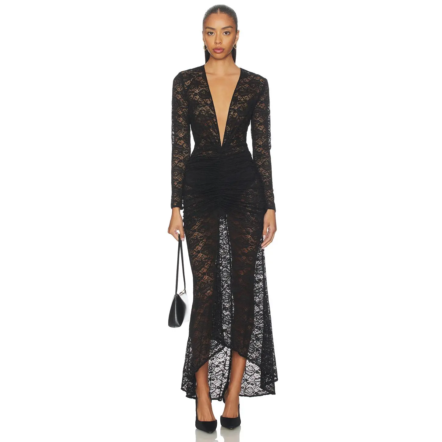 Ronny Kobo Nelli Dress in Black