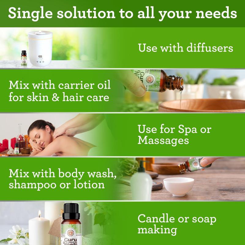 Tea Tree Essential Oil (2-Pack) Wellness Aromatherapy