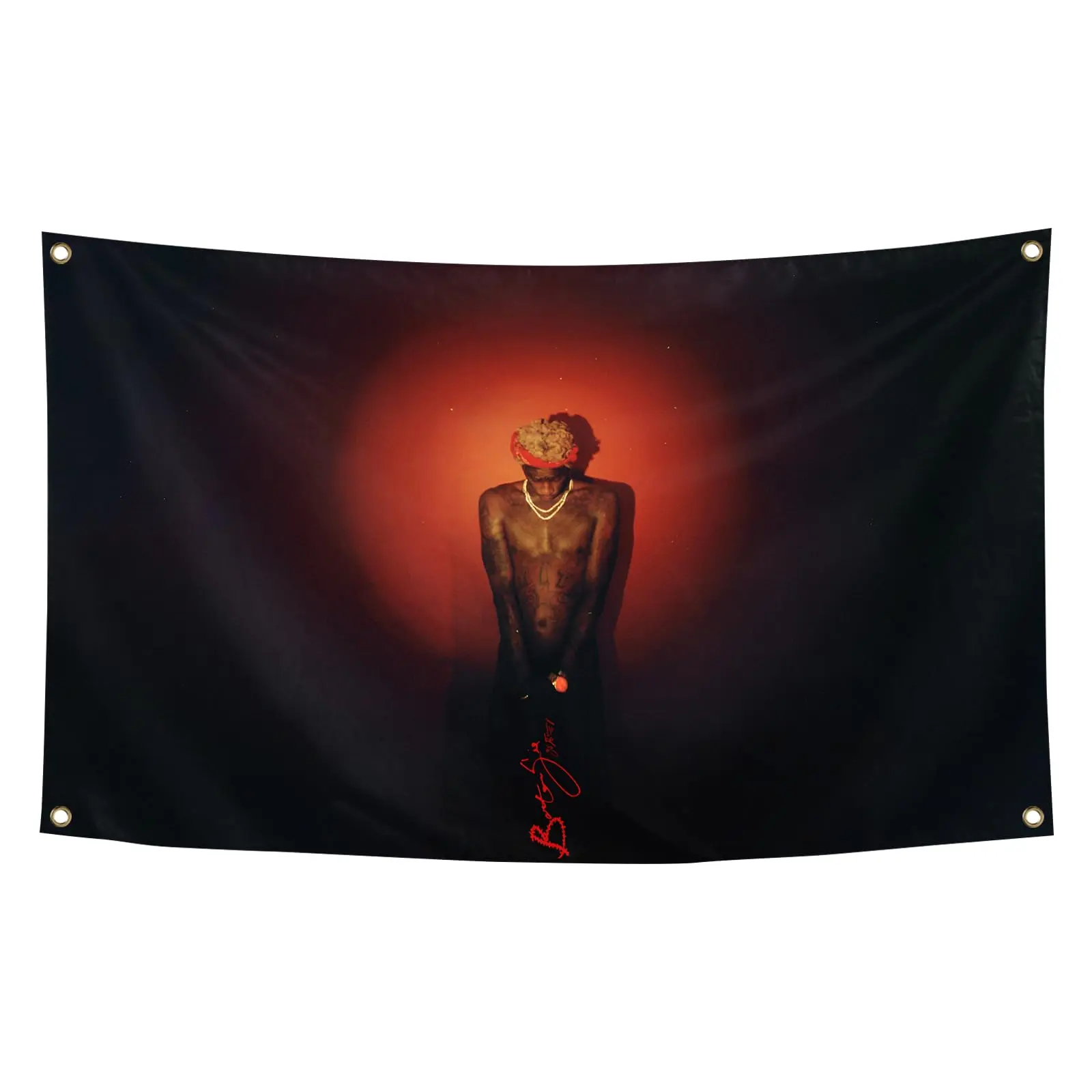 Hip Hop Rap Thug Album Tapestry, 40x60ft Room Decor Handicraft, Indoor-Outdoor Wall Hanging for Dorm, Party Theme Background, Ideal Bedroom Gift