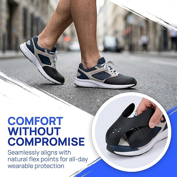 4 Pairs Sneaker Crease Protector Anti Wrinkle Shoe Shields for Air Force 1 Jordan Sneakers Shoe Protector Inserts Men 7-12