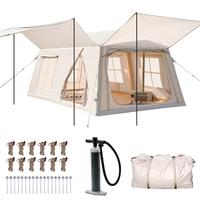 2 Room Tent+Canopy,13ft X 9ft X 6.5ft