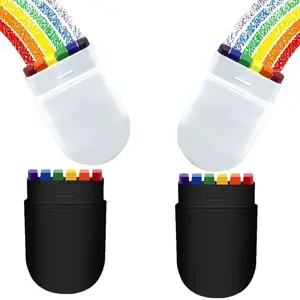 4-pack rainbow colored crayons, office supplies