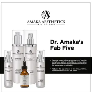 Dr. Amaka’s Fab Five Kit - Five Step System for Skin Care with Comfort and Anti-Aging Benefits