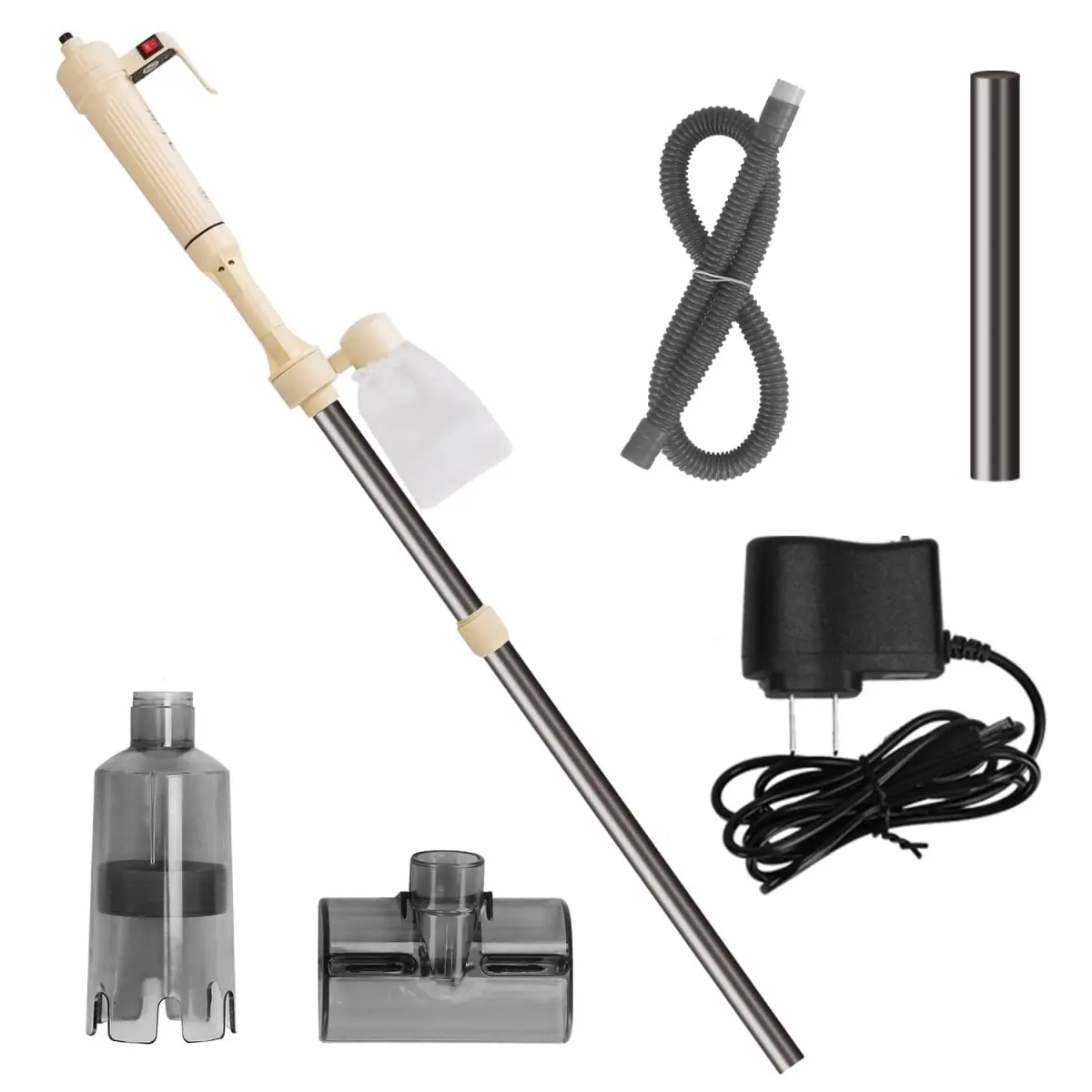 Fresh Fab Finds FFF-GPCT4575 Multi-Functional Electric Aquarium Gravel Cleaner Kit - Multi Color - One Size