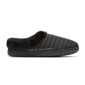 Harley-Davidson Footwear Mens Cosgrove Scuff Casual Slippers Casual - Black