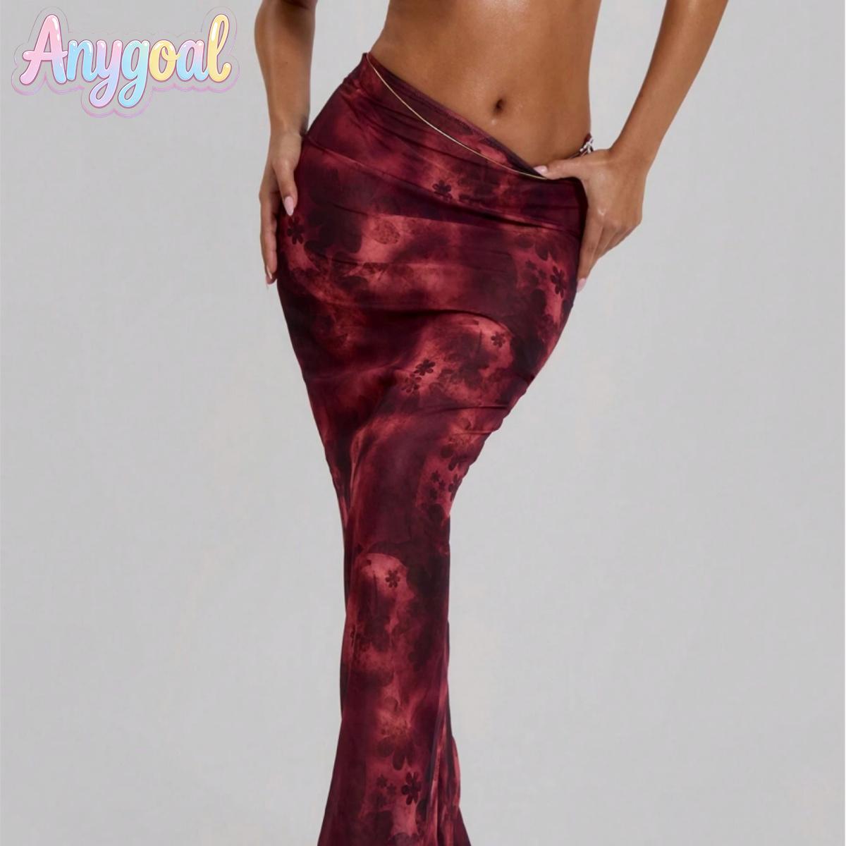 ANYGOAL  Women's Sheer Mesh High Cover-Up Skirt - Twist Waist, Breathable,Women's Ruched Mesh  Sarong Skirt Stylish Design for Summer B swimsuit cover up  affordable swimsuits